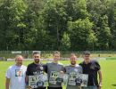 Verabschiedung Domenico Muto, Florian Figlus und Maurice Bauer